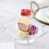 Freeze dried coated yogurt chunks